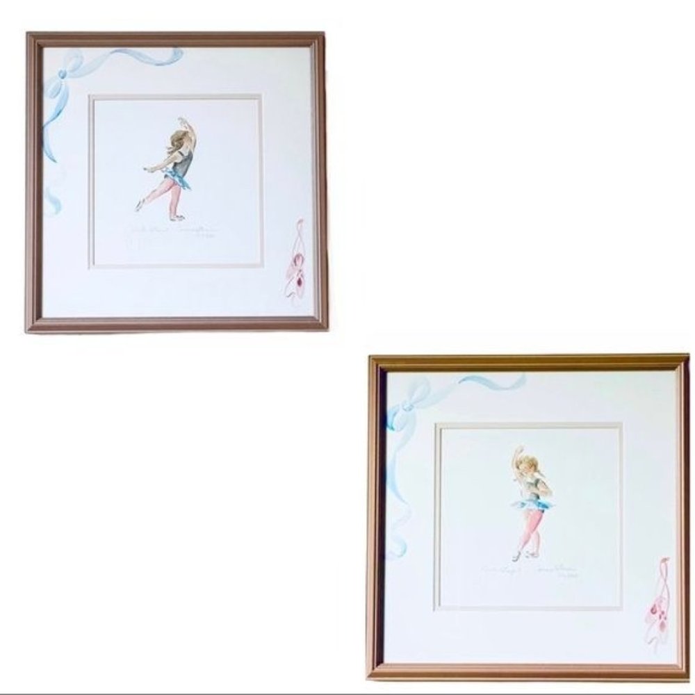 Ballet Center Stage I & II Signed and Numbered Prints by Connie Steiner